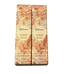 Yolaine Paris Lip and Cheek Mouse Hortense Nude Pink 2 Pack